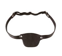 Pirate Eye Patch Leather Medieval Eyepatch Pirate Captain Costume Fancy Dress Eyewear Accessory Viking Cosplay Role Play Eye Cover Vintage Renaissance Design For Halloween Parties