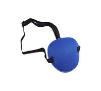 Pirate Eye Patch Unisex Pirate Eye Patch Single Mask Adjustable Concave Child Cosplay Costume Props(Blue)