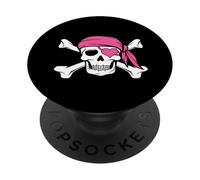 Pirate Eyepatch Heart Cute Halloween Kids Girls Women PopSockets Adhesive PopGrip