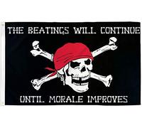 Pirate Flag 3x5 Beatings Will Continue Until Morale Improves Jolly Roger Ship