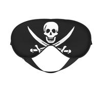 Pirate Flag Sleep Eye Mas Updated Design Light Blocking Night Eye Blinder Men Women Shift Work Travel