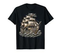 Pirate Ghost Ship s Jolly Roger Pirate Value Graphic T-Shirt
