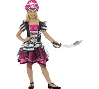 Smiffy's 21981m Perfect Pirate Girl Costume (medium) - pirate costume perfect dress fancy girls book smiffys childs pink outfit medium buccaneer