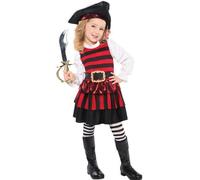 amscan 997043 Child Girls Little Lass Pirate Costume (4-6yr)