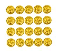 Pirate Gold Coin Halloween Plastic Treasure Hunt Game Props for Party 20PCSPirate