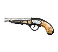 Boland Pirate Pistol Fancy Dress Prop 28cm in Black Boland Black One Size