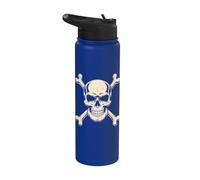 Pirate Halloween Costume Pumpkin Skeleton Horror Ghost Witch Stainless Steel Insulated Water Bottle