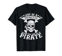 Pirate Halloween Costume Women Girls Skeleton Horror Ghost Value Graphic T-Shirt