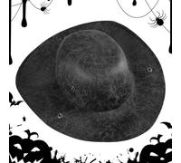 Pirate Hat - Vintage Tricorn Style Headwear, Role Play Accessory, Leather Colonial Hat | Lightweight Comfortable Material Authentic Look for Halloween Events Cosplay Outfits Birthday Costume Fun Use