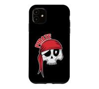 Pirate Head with red Bandana Case for iPhone 11