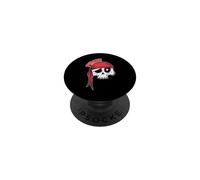 Pirate Head with red Bandana PopSockets Adhesive PopGrip