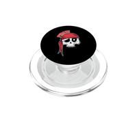 Pirate Head with red Bandana PopSockets PopGrip for MagSafe