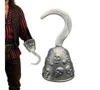 Pirate Hook Blow-Molded Masquerade Dress Up Props