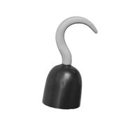 Pirate Hook Hand - Pack of 1 - Silver Hook with Black Guard - Adults Mens Womens Buccaneer Swashbuckler Talk Like A Pirate Day Halloween Fancy Dress Costume Accessory