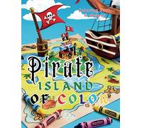 Pirate Island of Color. Coloring book & rhymes.: for children ages 5-12 book for boys and girls, 60 pages, 30 ilustrations to color, 25 pirate rhymes and 5 Word Search, fun and learning