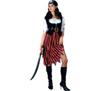 Pirate Lady Womens Fancy Dress Costume Extra Large