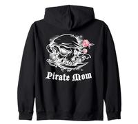 Pirate Mom, Funny Pirate Saying Quote Zip Hoodie
