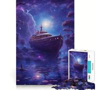 Pirate Mysterious 1000 Piece Jigsaw Puzzle for Teenagers Logic Toy Group Play Precision Cut Thoughtful Gift (38x26cm)