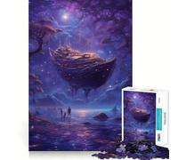 Pirate Mysterious 1000 Piece Jigsaw Puzzles for Adults Improve Memory Anxiety Relief Sharp Edge Wall Art Decor (38x52cm)