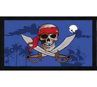 Pirate Night Sky Pirate Skull Bar Mat Runner Pub Home Great Souvenir