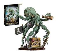 Pirate Octopus Building Set - 1128PCS Ocean Animal Bricks Kit with Display Stand, Sea Monster Model for Collector's Display, Home Office Decor, Creative Gift for Adult, Teen