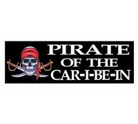 Pirate of The Car I Be in Sticker - Funny Decal Sticker for Your Car or Truck Window or Bumper