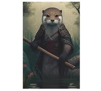 Pirate Otter Puzzle Adults And Teenagers 1000 Pieces Wooden Jigsaw Educational Game Toy Family Decoration 78×53cm