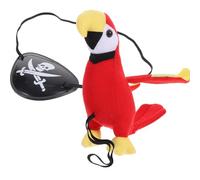 Pirate Parrot Accessory Set, Halloween Plush Shoulder Parrot Eye Patch Pirate Costume Accessories for Halloween Party Cosplay - Woman Men Kids Adults (B)