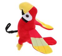 Pirate Parrot - Stuffed Parrot On Shoulder | Halloween Pirate Costume Accessory Macaw Stuffed Animal | Shoulder Cockatoo | Plush Cockatoo Ornaments | Halloween Buccaneer Props Soft Plush Toy Doll