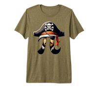 Pirate Pi Day Funny Math Teachers Students Mathematicians Premium T-Shirt