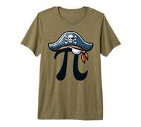 Pirate Pi Day Funny Math Teachers Students Mathematicians Premium T-Shirt