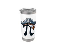 Pirate Pi Day Funny Math Teachers Students Mathematicians Stainless Steel Insulated Tumbler
