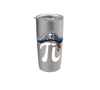 Pirate Pi Day Funny Math Teachers Students Mathematicians Stainless Steel Insulated Tumbler