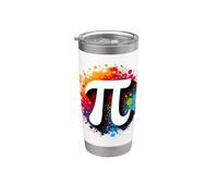 Pirate Pi Day Funny Math Teachers Students Mathematicians Stainless Steel Insulated Tumbler