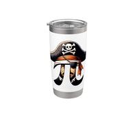Pirate Pi Day Funny Math Teachers Students Mathematicians Stainless Steel Insulated Tumbler