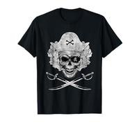 Pirate pirates children or adults swords with skull T-Shirt