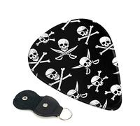 pirate Printed Guitar pick Guitar Plectrums for Acoustic Guitar Electric Guitar Bass Guitar - Guitar Accessories - 6 Pack 0.96mm