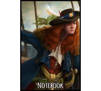 Pirate Queen Notebook: Premium Lined Journal - 110 Pages, 6" x 9" with Glossy Cover for Notes, Ideas & Everyday Writing