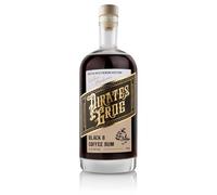 Pirate’s Grog Black 8 Coffee Rum - 37.5% ABV Premium Infused | Cold Brew Brazilian Coffee & 5-Year-Aged Rum | Velvety, Bold & Smooth with Chocolate Notes | 700ml Bottle