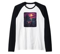 Pirate’s Hidden Chest for Boys and Girls Raglan Baseball Tee