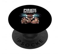 Pirate Security for Mermaid Funny Dad Brother PopSockets Adhesive PopGrip