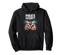 Pirate Security for Mermaid Funny Dad Brother Pullover Hoodie