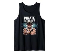 Pirate Security for Mermaid Funny Dad Brother Tank Top