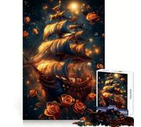 Pirate Ship Among Stars 1000 Piece Jigsaws for Teenagers Puzzle Reason Skill Toy Mental Relax Exact Cut (50x75cm)