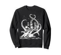 Pirate Ship And Octopus Amazing Men Women Tee Pirate Sweatshirt