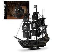 Pirate Ship Building Blocks Kit, 774 PCS Mini Black Pearl Pirate Ship Building Set, Sailboat Boat Nautical Architectural Bricks Model Collection, Gift for Adults and Teens