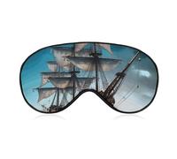 Pirate Ship Eye Mask Sleep Mask Eye Masks for Sleep Sleep Masks for Women Men Sleeping Mask Travel Eye Mask Sleep Mask Blackout Funny Sleep Mask Cute Sleep Mask