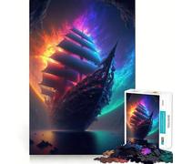 Pirate Ship In Space 1000 Piece Jigsaw Puzzle for Teenagers Logic Toy Group Play Precision Cut Thoughtful Gift (38x26cm)