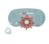 Pirate ship sign - green
