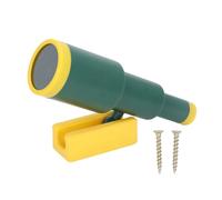 Pirate Ship Telescope, Green and Yellow Telescope Playground Accessories Plastic Attachment for Swingset Treehouse Backyard Swing